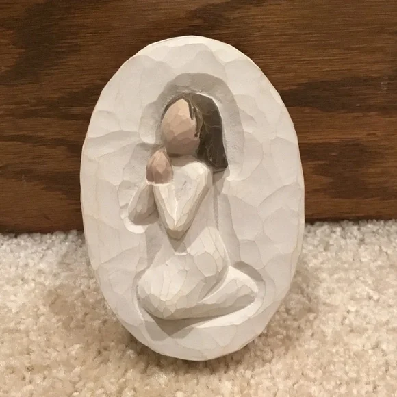 Willow Tree “Angel of Prayer” Prayer/Keepsake Box - Picture 3 of 10